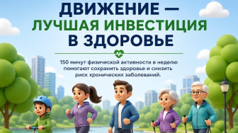 Движение — лучшая инвестиция в здоровье!